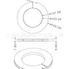 Base Magnética de Anel 166mm Base de Indutor Base BASE-109