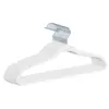 Venta Directa de Fábrica 45CM Percha de Ropa Afelpada Percha Mágica Percha Anti-arrugas para Ropa de Adulto Percha Antideslizante para Armario del Hogar