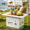 Caja de Almacenamiento Exterior Multifuncional Caja Organizadora de Gran Capacidad Baúl de Camping Caja de Almacenamiento Plegable para Coche de Gran Capacidad