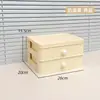 Novo Armário de Armazenamento de Mesa Tipo Gaveta, Penteadeira, Estante de Armazenamento em Camadas para Produtos de Skincare, Caixa de Armazenamento e Organização para Material de Escritório
