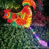 Suministros de Puesto de Mercado Nocturno de Moda: Productos para Niños y Madres, Globos Luminosos con Luces, Año del Dragón, Globos con Palo de Oso de Fresa