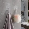 Ganchos Adhesivos Fuertes Sin Taladro, Ganchos Transparentes, Almacenamiento Adhesivo Sin Rastro para Entrada, Hogar, Baño, Cocina, Montaje en Pared, Diseño Simple