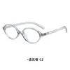 Las gafas de montura ovalada sencillas de nerd de Zhang Yuanying se pueden equiparar con montura TR90 para miopía y lente anti-azul carey