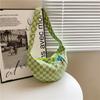Bolsa de Lona Casual de Primavera al Por Mayor de Gran Capacidad Cruzada Tipo Dumpling Bolsa Texchy Pequeña Bolsa de Crowdsourcing para Mujer 2024 Nueva Bolsa de Moda