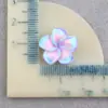 Capa de celular flor de cerejeira, patches para acessórios de cabelo, presilhas de cabelo, acessórios de resina DIY com cola creme, materiais de patch de frangipani de resina