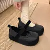 Venta Caliente Velcro Bean Bean Suela Suave Zapatos de Algodón Zapatos Birkenstock Mujer 2026 Invierno Nuevo Mary Jane Zapatos de Algodón Zapatos Mujer