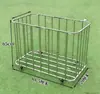 Cesta de Bola de Aço Inoxidável, Cesta de Armazenamento de Basquete, Aro de Basquete Infantil, Cesta de Armazenamento de Futebol Vôlei, Cesta de Armazenamento de Brinquedos