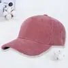 Gorra de Béisbol de Pana con Logo Bordado Personalizado, Gorra con Visera para Protección Solar al Aire Libre de Otoño e Invierno, Gorra de Trabajo para Hombre con Texto Impreso