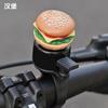 Timbre de Bicicleta Burger Super Ring Niños Adultos Bicicleta de Montaña Commuter Bicicleta Plegable Timbre Decoración Papas Fritas Sándwich