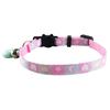 Nuevo Collar para Gato de Amazon en stock Collar para Gato Cinta Luna Estrella con Cascabel Gato Estampado Viento Cariñoso