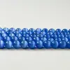 Suministrado Directamente del Fabricante, Piedra Ojo de Gato Azul Claro de Alta Calidad, Cuentas Redondas de 10 mm, Cuentas Sueltas, Materiales para Joyería