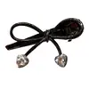 Pinza para el Cabello con Lazo Dulce Adorno para la Cabeza de Mujer Elegante Clip Rojo para Flequillo Clip Lateral de Corazón de Cristal de Gama Alta para la Frente de Mujer