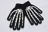 Guantes Luminosos Fluorescentes con Estampado de Calavera Fantasma y Garra para Halloween de Adulto, Guantes de Punto Cálidos para Ciclismo al Aire Libre