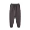 Pantalones Jogger Delgados de Estilo Sencillo Hechos de Tejido Saludable de Doble Cara, Venta al por Mayor, Personalizables con Impresión de Logo e Impresión Gráfica, Corte Holgado, Unisex