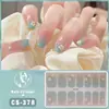 CS Impermeável Sem Cozimento Gel Esmalte Película Adesivo Completo Estilo Chinês Panda Unha Adesivo de Unha Papel Adesivo
