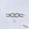 [hebilla de cadena para ropa 4] hebilla decorativa de cadena hebilla de cadena para ropa hebilla para equipaje zapato accesorios hebilla de aleación combinación