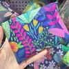 Bolsa de Compras Dobrável 210D em Estoque, Bolsa Tote Fofa com Desenho Animado Floral, Tamanho Grande