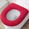 Venta Directa de Fábrica cojín para asiento de inodoro universal cuatro estaciones cojín para asiento de inodoro lavable entrega de una sola pieza funda de inodoro engrosada