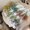 Buquê de Flor Artificial Gipsofila (Mosquitinho) com 5 Galhos de Borracha Macia, Adereço de Foto de Alta Qualidade, Flor Artificial de Mão para Decoração de Casamento e Arranjo de Flores