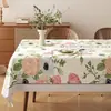 Mantel de Estilo Étnico Bohemio, Resistente al Calor, Impermeable, Chenilla, Cubierta de Mesa de Gama Alta, Mantel para Mesa de Café