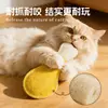 Brinquedo de Gato com Bucha Anti-Arranhões e Alívio da Coceira para Animais de Estimação, Brinquedo Auto-Entretenimento para Mastigar e Limpeza dos Dentes, Bastão de Moer os Dentes Auto-Entretenimento, Novo Produto Transfronteiriço