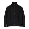 Nuevo Estilo Otoño e Invierno Tejido de Cable Americano Botones Grueso Cálido Suéter para Hombres y Mujeres Simple Commute Chaqueta Cárdigan de Gama Alta
