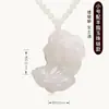Colgante Pixiu de Jade Hetian de Xinjiang Pi Xiu de Jadeíta para Hombres y Mujeres para Atraer Riqueza y Buena Suerte Colgante Pixiu de Jade Colgante de Jade