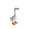 Pato Branco Grande Criativo e Fofo Armazenamento de Chaves Ornamento de Entrada Decoração de Mesa para Casa Suporte Magnético para Chaves