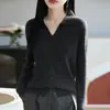 Suéter de punto tipo polo estilo francés para mujer, nuevo modelo 2026, suéter cálido de punto trenzado rejuvenecedor