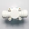 Válvula de Conexión Rápida de Tres Puntos Entrada de Agua Aguas Residuales Purificador de Agua Válvula Solenoide Máquina de Agua Pura Válvula de 24V Máquina Expendedora de Agua de Enjuague Accesorios CC