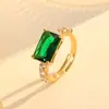Anel de Diamante de Moda de Alto Padrão Transfronteiriço para Mulheres Design Simples Criativo Europeu e Americano Anel Versátil para o Dedo Indicador
