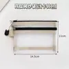 Portatarjetas de Doble Capa, Bolsa para Guardar Documentos, Bolsa Portátil para Guardar Licencia de Conducir, Bolsa con Cremallera para Pasaporte y Libro de Registro Familiar, Todo en Uno