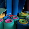 Embalagem auxiliar de EVA colorida direta da fábrica, revestimento de espuma, material em espiral, folha de EVA para canteiro de obras