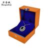 Caja de embalaje de joyería de cuero personalizada con LOGO de moda serie multicolor caja de embalaje de joyería de alta gama