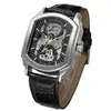 Nuevo Reloj Mecánico Automático Forsining Estilo Europeo y Americano Moda Casual Hueco Movimiento Mecánico