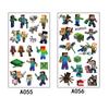 Amazon cross-border e-commerce cartoon My World Tattoo adesivos bonito transferência de água para crianças festa de aniversário tatuagem adesivos