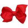 8cm Cinta de Hilo para Niños Lazo Pinza para el Cabello Niñas Pequeño Color Sólido Lazo Hebilla Clip 20 Colores
