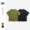 Marca de Moda Americana Undrest Camiseta Casual Falsa de Dos Piezas Verano Camiseta de Cuello Redondo para Hombre Camisa Base Holgada de Manga Corta Dt64