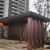 Estructuras metálicas artísticas de galería personalizadas de la fábrica de origen de Shanghái, estructuras metálicas curvas de panel único de aluminio hechas a medida para pasillos