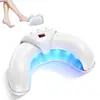 Lámpara de Manicura Popular Transfronteriza de Secado Rápido con Forma de Media Luna Anti-Oscurecimiento de Manos Fuente de Luz Dual Fototerapia Sensor de Uñas Lámpara Telescópica en Forma de U