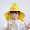 Chapéu de Proteção Solar Infantil, Chapéu de Sol de Verão, Xale Anti-UV, Chapéu com Proteção para o Pescoço, Chapéu Fofo com Aba Larga e Topo Vazio para Meninos e Meninas