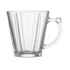 Taza de Vidrio Creativa Engrosada de Vidrio Resistente al Calor con Asa para Hogar Oficina Taza de Gran Capacidad para Hombres y Mujeres