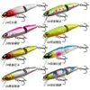 Señuelo de pesca multisección de hundimiento lento para capa media-superior pesca con señuelo minnow de dos secciones señuelo duro lance largo biónico pez mandarín perca señuelo