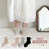 Calcetines Finos de Verano para Niñas Calcetines de Malla sin Costuras de Algodón con Encaje para Primavera y Otoño para Niños Calcetines Antipeeling para Bebé con Lazo