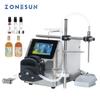 Zonesun Semi-Automática Cnc Máquina de Enchimento Quantitativo de Líquidos Bomba Peristáltica Enchedora de Suco Engarrafado Pequeno Óleo Essencial