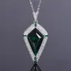 2026 Nuevo Modelo Zhuang Shengsheng Joyería Base de Cobre Chapado en Oro Corindón Rojo Simulado Cometa Estilo Europeo y Americano Collar con Colgante