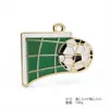 Colgante de Aleación de Fútbol Copa del Mundo, Encanto de Guante de Estadio de Trofeo, Accesorios para Llaveros DIY al por Mayor