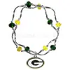 Ventas Directas de Fábrica Pulseras Personalizadas Hechas a Mano 32 Equipos de Fútbol de la NFL Pulseras de Cristal para Mujer Pulseras de Temperamento de Moda