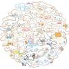 50 pegatinas de grafiti de personajes de dibujos animados transfronterizas Amazon para cuaderno, taza, decoración de la carcasa de la computadora