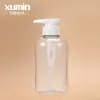 Botella de Loción Escarchada Personalizada Xumin de 300 ml, Botella de Champú, Botella de Gel de Ducha de Hombro Redondo de 500 ml, Botella de Desinfectante de Manos